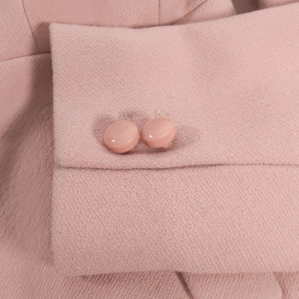 Vintage J.‎ Crew Women's Button-Up Italian Double Faced Pink Pea Coat GUC